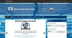 Desktop Screenshot of blackdogswimming.org